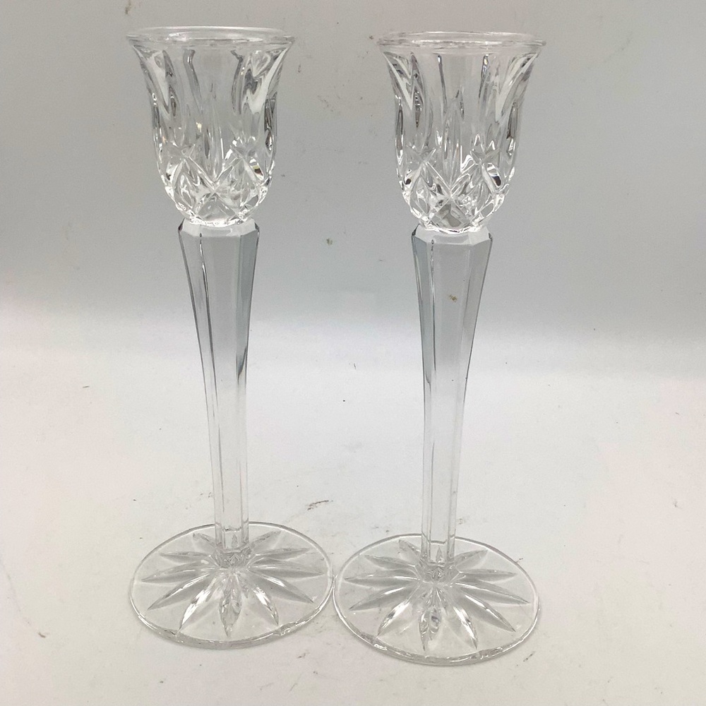 Crystal Glass Candle Holders